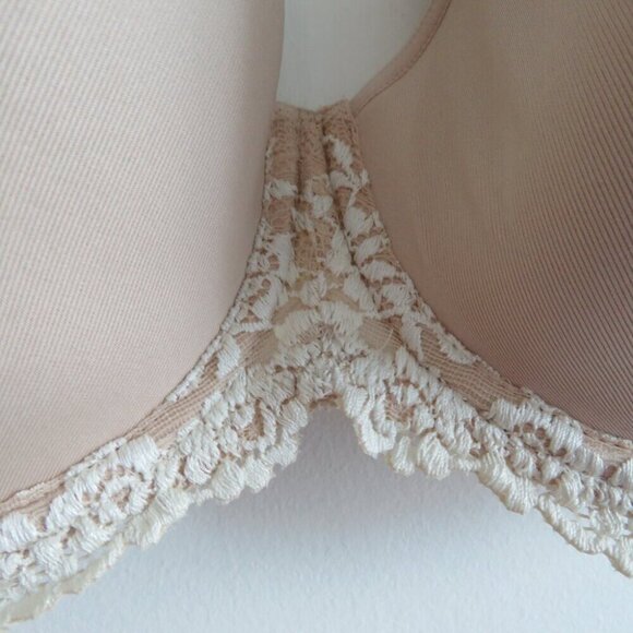 WACOAL Embrace Lace T Shirt Bra in Sand Ivory - Size 40DD - Picture 5 of 14